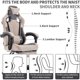 thumbnail image 4 of Gaming Chair with Massage,Ergonomic PC Gaming Chair with Footrest Comfortable Headrest and Lumbar Support My Lux Decor Round, 4 of 15