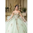 thumbnail image 5 of Women's Layla K Quinceanera Dress Sweetheart Ruffles Sequin Prom 2026 Gown LK272 Sage Green 8, 5 of 8