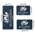 thumbnail image 3 of Fridja Home Essentials Kitchen Rug Living Room Carpet Floor Kitchen Mats L Corner Carpet Mats Kitchen Absorbent Non Slide Mats Machines Wash Kitchen Carpet for Kitchen Cooking Dark, 3 of 6