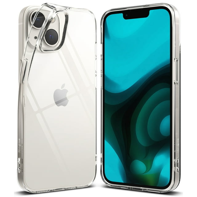 Ringke Air [Slim Yet Sturdy] Compatible with iPhone 14 Case 6.1 Inches, Transparent Flexible Lightweight Thin Cover - Clear