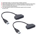 thumbnail image 3 of 2pcs Portable HDD Adapter USB 3.0 to SATA 2.5 Adapter Cable Support for Windows XP 32/64 Bit, 3 of 8