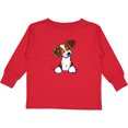 thumbnail image 3 of Inktastic Pocket Brittany Spaniel Boys or Girls Long Sleeve Toddler T-Shirt, 3 of 5
