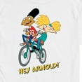 thumbnail image 3 of Hey Arnold! - Arnold and Gerald on Bike - Men's Short Sleeve Graphic T-Shirt, 3 of 5