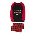 thumbnail image 2 of Odeerbi Christmas Pajamas for Family Holiday Long Sleeve Family Christmas Pajamas Matching Sets Dad Parent-Child Printed Home Wear Two-Piece Sleepwear Xmas Family Matching PJs Set Red, 2 of 3