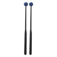 thumbnail image 3 of 2x Percussion Xylophone Mallets Drum Mallet, Multifunctional Musical Drumstick, 12'' Rubber Mallet Percussion for Meditation blue, 3 of 8