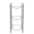 thumbnail image 2 of Estantería de 3 Niveles para Garrafones, Soporte de Acero Resistente y Desmontable para 3 Botellas  (Gris), 2 of 4
