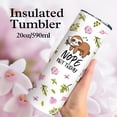 thumbnail image 5 of Giraffe Tumbler-Giraffe With Glasses Tumbler Cup with Lid-Unique Giraffe Gifts for Women,20oz Tumbler Giraffe Print Cups,Gift for Animal Lovers, 5 of 6