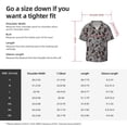 thumbnail image 5 of Kdxio Men's Hawaiian Shirt for Men Short Sleeve Shirt Brown Moose with Pinecones Summer Casual Holiday Beach Button Down T-Shirts, 5 of 5