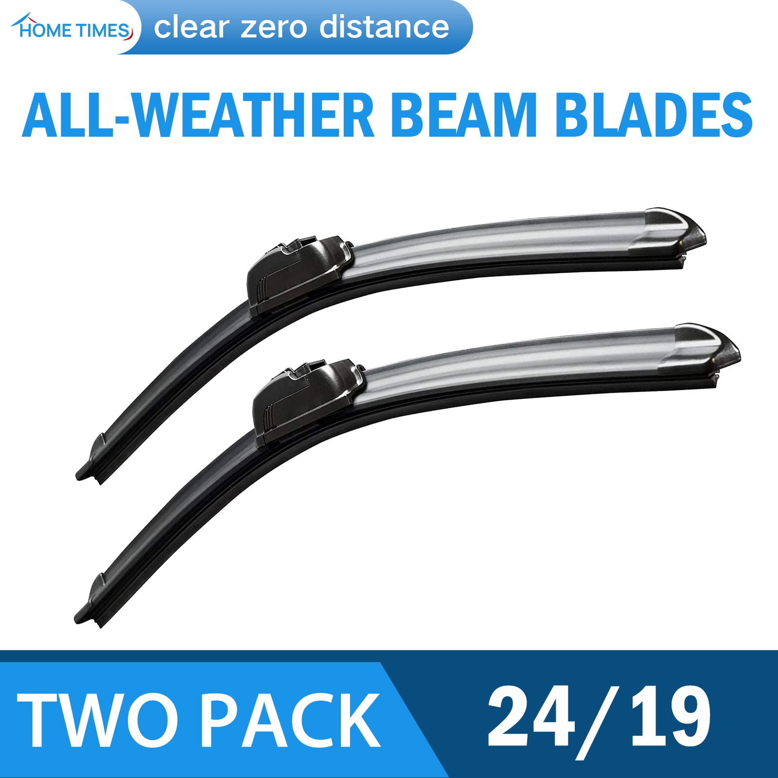 22" 21" Wiper Blades Windshield J-Hook Beam Bracketless set of two