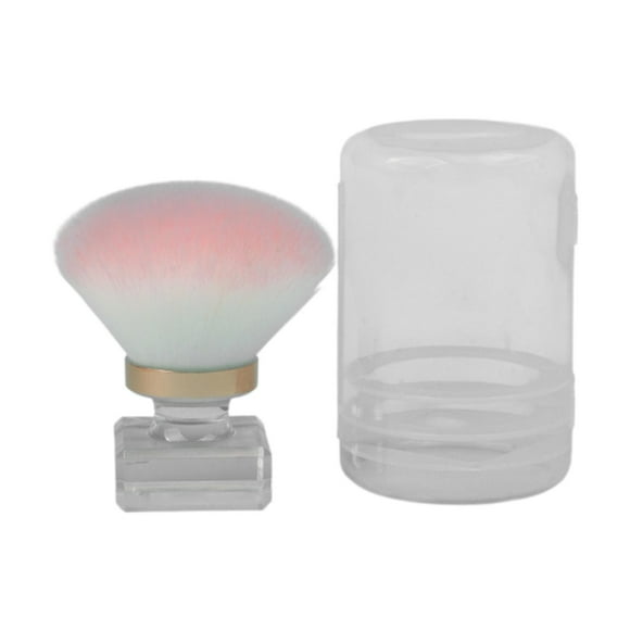 Cepillo para el polvo de la uña Cepillo de manicura Kabuki Cepillo de limpieza para uñas acrílicas de maquillaje Cabeza de hongo