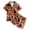 Orange, variant on Enyan Halloween Pajamas Girls Short Sleeve Graphic Pjs Set Kid Toddler Jammies Sleepwear Loungewear Set Halloween Pjs for Girls(8-9 Years)