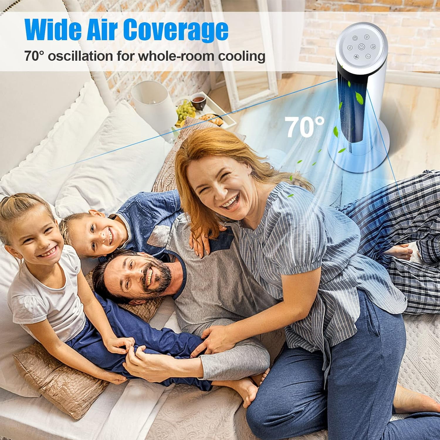 Giantex Evaporative Air Cooler, Floor Standing Portable Air Cooler Fan, Quiet Cooling for Bedroom/Living Room/Office