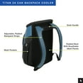 thumbnail image 4 of Titan by Arctic Zone 24 Can Backpack Cooler, Marine Blue, 4 of 9