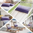 thumbnail image 6 of Purple Ombre Pillow Covers 12"x20", Modern Abstract Art Ocean Oil Painting Soft Brushed Microfiber Breathable Throw Pillow Covers, Decorative Pillowcase with Zipper for Couch Sofa Bedroom Living Room, 6 of 9