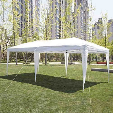 UBesGoo Canopy Pop Up Canopy Party Tent10' x 20' Outdoor Waterproof Party Wedding White