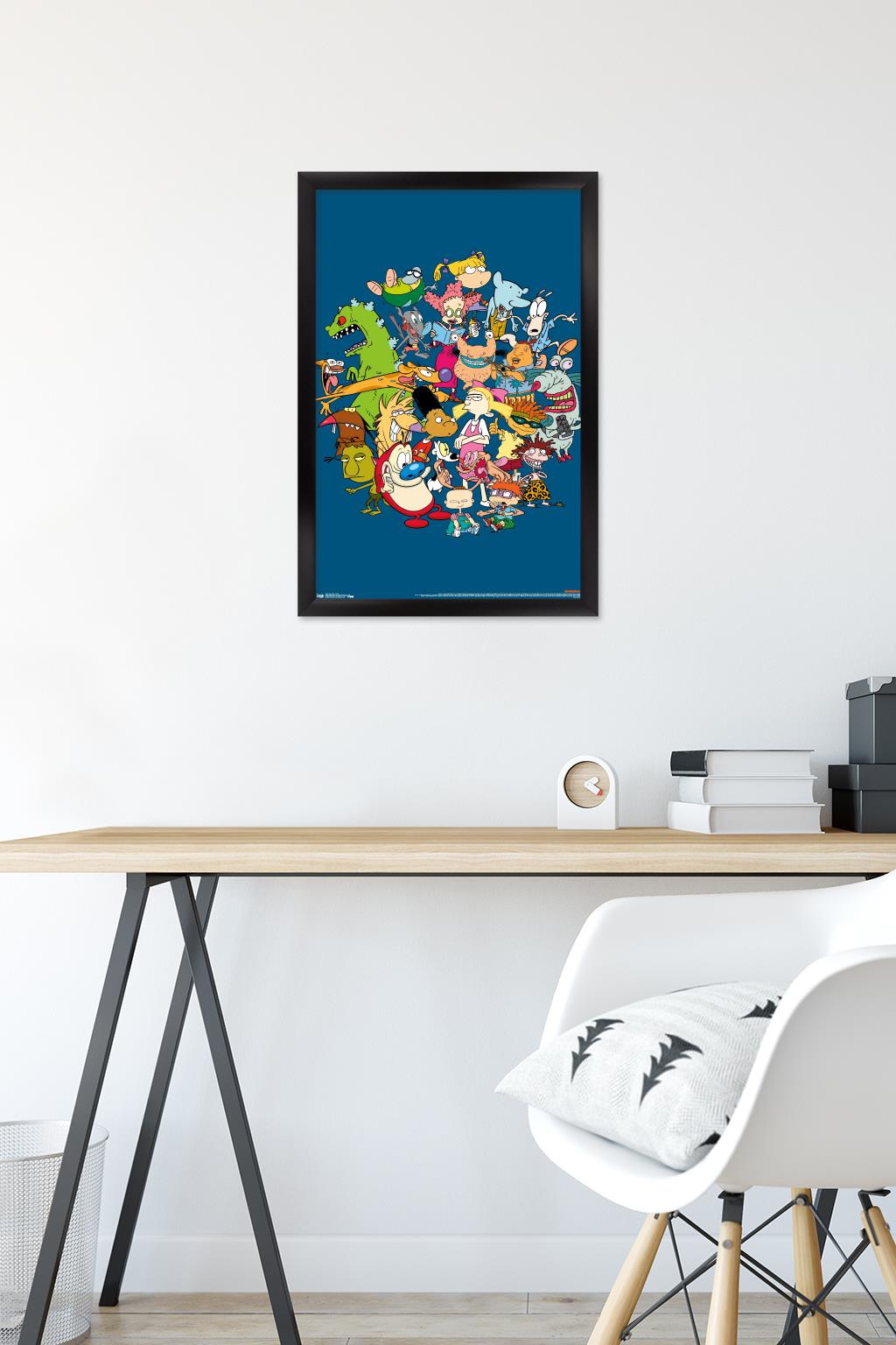 Nickelodeon Group Wall Poster, 14.725" x 22.375", Framed