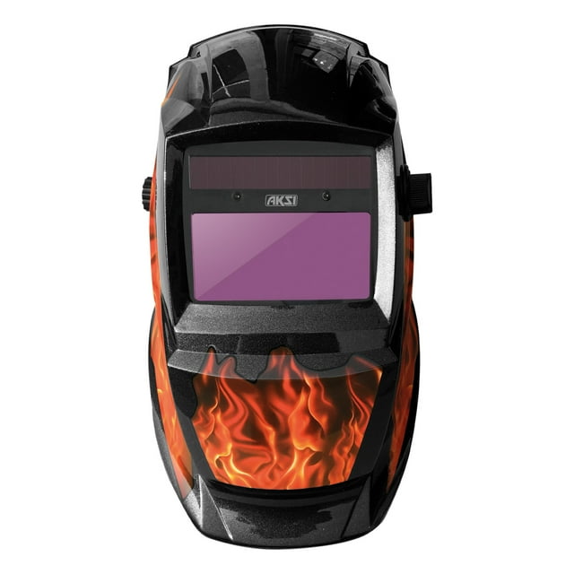 Careta Electrónica de Soldar Automática AKSI de Poker Negro