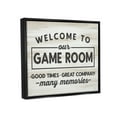 thumbnail image 4 of Stupell Industries Welcome To Game Room Beauty & Fashion Painting Black Floater Framed Art Print Wall Art, 31 x 25, 4 of 10