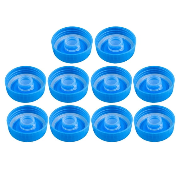 Worgeous 10pcs Reusable Sealing Caps For Water Jugs Water Bottle Caps Fits For Home School Office And Outdoor Use