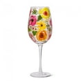 thumbnail image 2 of Bold Floral Wine Glass, 2 of 2