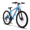 thumbnail image 1 of 26 inch Mountain Bike Bicycle for Adults Aluminium Frame Bike 21-Speed with Disc Brake, Blue, 1 of 6