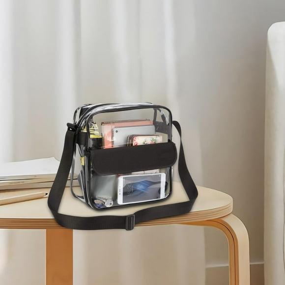 Bolso transparente para mujer Colcomx Bolso de mano impermeable de gran capacidad Cierre de cremallera PVC