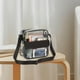 thumbnail image 1 of Bolso transparente Hugo de PVC impermeable con cierre de cremallera para mujer, 1 of 10