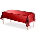 thumbnail image 3 of Pebbuoy Disposable Rectangle Party Table Cloth Waterproof Table Cover Tear-Resistant  Dining Table Protector Cover, 3 of 7