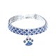 thumbnail image 1 of Zhuge Collar de decoración para mascotas, accesorio para gatos y perros, rango ajustable, collar para cachorros, gatos, accesorios de aseo para mascotas, azul, S, 1 of 3
