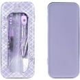 thumbnail image 4 of 8 Pcs Compass Set with Protractor Rulers Pencil for Math Geometry (07434 Purple), 4 of 8