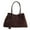 Brown, variant on Women's Suede Shoulder Bag, Casual Large Tote with Wallet Compartment, Fashion Handbag, Handheld Bag for Work, Shopping and Travel (Brown)