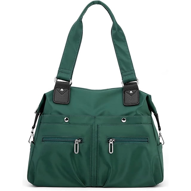 LHSHID Hobo Bag for Women Nylon Shoulder Bag Largr Capacity Totes Lightweight Multiple Pockets Handbag Travel Top Handle Purse