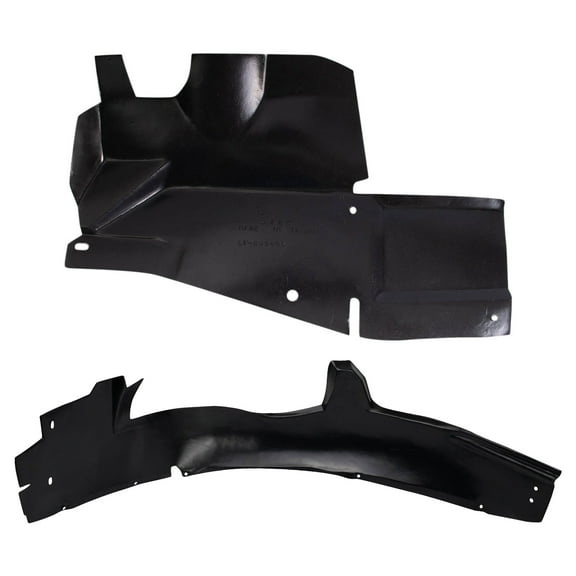 TRQ Front Inner Fender Liner Set Fits Select 2005-2009 Buick LaCrosse GM1250134 GM1251110