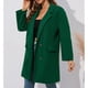 thumbnail image 2 of Notched Collar Coat, Turn Down Collar Flap Pocket Double Breasted Coat For Shopping ACTIVE Cocina, Decoración y Otros, 2 of 5