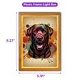 thumbnail image 5 of Labrador Retriever Portrait Watercolor Vintage Retro Styles Acrylic Plaque with Wood Photo Frame Box Lab Dog Lover Gifts Light Box - 00001, 5 of 5