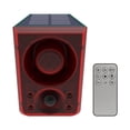 thumbnail image 1 of Alarma de sensor de movimiento solar al aire libre - Luz de sirena de seguridad de sonido con control remoto para el hogar, villa, granja, granero, patio, gallinero, 1 of 5