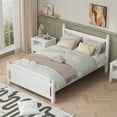 thumbnail image 2 of EUROCO Wood Platform Bed with Slat Support, Multiple Sizes (Full), 2 of 8