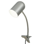 Mainstays 15" Metal Clip Task Lamp, Grey