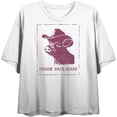 thumbnail image 4 of Cowboy Pig "Piggin' Back Rides" Adult White Crew Neck Short Sleeve Top-Large, 4 of 6