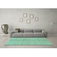 thumbnail image 3 of Ahgly Company Indoor Rectangle Abstract Light Blue Modern Area Rugs, 4' x 6', 3 of 4