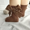 thumbnail image 5 of Seyurigaoka Newborn Bow-knot Socks, Autumn and Winter Baby Hosiery for Indoor Outdoor, 5 of 5