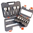 thumbnail image 2 of Kit de sierra perforadora de carburo, juego de 10 brocas para sierra perforadora con punta, 2 of 2