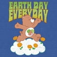thumbnail image 2 of Women's Care Bears Earth Day Everyday Forest Friend Bear  Racerback Tank Top Royal Blue Heather 2X Large, 2 of 4