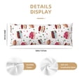 thumbnail image 3 of Fotbe Birthday Cake Funda para Almohada Corporal con Diseño, Funda de Microfibra Ultrasuave de 20x54 Pulgadas, Ropa de Cama Elegante, 3 of 7