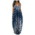 thumbnail image 1 of Nouvelle Robe Imprimé Léopard Sans Manches Ample Maxi Robe Longue avec Poches Robe Longue Bohème, 1 of 7