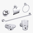 thumbnail image 1 of JUEGO DE ACCESORIOS DE BAÑO 6 PIEZAS MAXIMS 4500-6 ACABADO CROMADO, 1 of 1