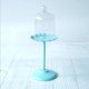 thumbnail image 2 of small cake Stand Cupcake Plate con Tapa Clear Wedding Party de Cumpleaños Cyan , tal se describe Medio, 2 of 9