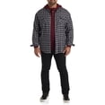thumbnail image 3 of Plaid Flannel Sport Shirt Grey 3XLT, 3 of 6