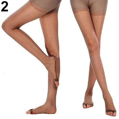 Womens Sexy Sheer Elastic Stockings Tights Ultra-Thin Open Toe Toeless  Pantyhose