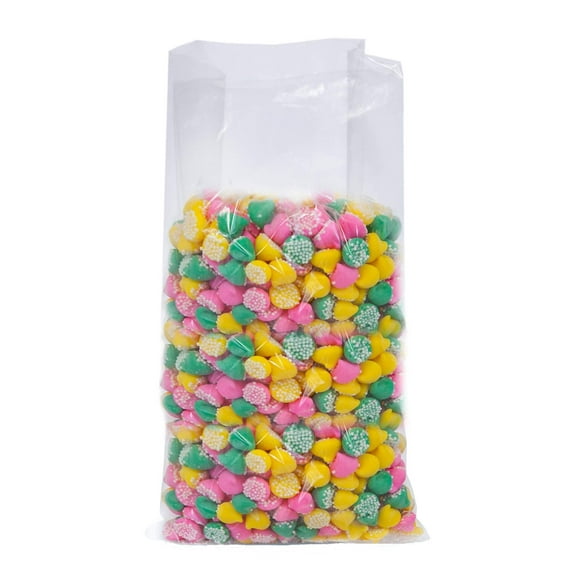 Pack of 1000 General Utility Bags 5 x 5 x 30. Clear Gusset Bags 5x5x30. Thickness 1 mil. Ultra Thin Design Plastic Bags for Packing and Storing. Ideal for Industrial, Food Service.